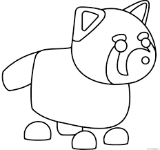 Check spelling or type a new query. Roblox Adopt Me Red Panda Coloring Pages Printable