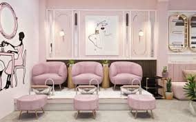 Eyebrow Salon Interior Design Luxury Hair Salon Interior Design Simple Salon Interior D In 2020 Salon Interior Design Nail Salon Interior Nail Salon Interior Design