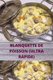 Blanquette De Poisson Ultra Rapide Toutes Recettes Com Blanquette De Poisson Recettes De Cuisine Recette Poisson Facile