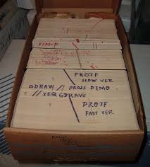 Punch card with free delivery. Computer Programming In The Punched Card Era