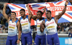 Noah lyles finishes off what christian coleman, justin gatlin, and mike rodgers started, setting an american record in winning the 4x100 relay title #nbcspor. Great Britain Men Win 4x100m World Relays Bronze Despite Baton Error But Adam Gemili Injury Causes Concern