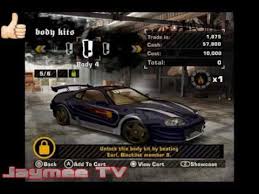 Nfs Most Wanted 2005 My Second Car Thanks To My Rival Body Kit Youtube Car