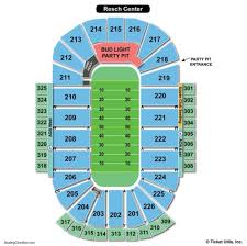 61 Eye Catching Resch Center Detailed Seating Chart