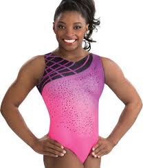 Gk Elite Youth Blushing Sunset Gymnastics Tank Leotard