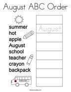 August coloring pages to download and print for free template. August Coloring Pages Twisty Noodle