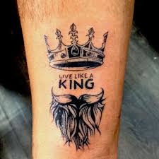 Written all over my face. Buy Ordershock Live Like A King Men And Women Waterproof Temporary Body Tattoo V472 Online Get 65 Off