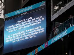 The euro 2020 match between denmark and finland had been halted in the 43rd minute with the the governing body of european soccer said eriksen has been stabilized and the danish soccer. Qhozh7uogwze9m