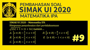 #soalsimakui #jawabansoalsimakui #simakui2018jangan lupa like, share dan subscribe. Soal Matematika Ipa Simak Ui 2018 Ruang Sekolah
