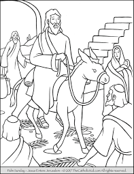 Jesus brought salvation, of course, but not quite as they had anticipated. Palm Sunday Coloring Page