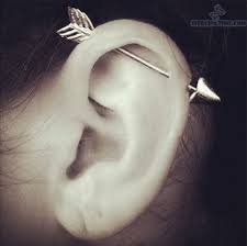 Arrow Industrial Ear Piercing Ear Piercings Piercing Tattoo Piercings