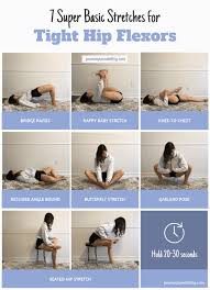 Basic Stretches For Tight Hip Flexors Beginners Pinterest Hip Flexor Exercises Hip Flexor Stretch Flexibility Workout