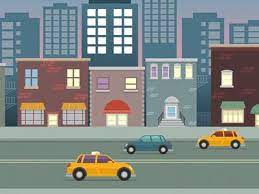 An image or series of images intended for satire, caricature, or humor. City Scene City Scene City Scene Design