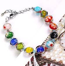 QIANQIAN Colorful Spinning Beads Adjustable Bracelet Evil Eye Glass Lobster  Clasp Lucky Bracelet : Buy Online at Best Price in KSA - Souq is now  Amazon.sa: Fashion