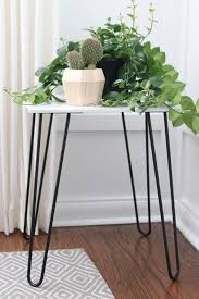 How To Build A Marble Side Table With Hairpin Legs The Diy Playbook Diy Side Table Marble Side Tables Diy Marble Table