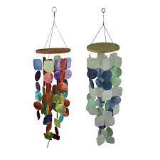 It's 5 o'clock somewhere never felt more true than when you're sitting in the. Shell Wind Chime Beach House Wind Chime Beach Theme Wind Chime Coastal Colorful Seashell Wind Chime Sea Shell Windchime Mobiles Home Living Delage Com Br