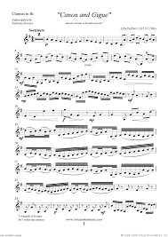 Canon And Gigue In D Major Piano Sheet Music Pachelbel Canon In D Sheet Music For Clarinet And Bassoon Violin Sheet Music Violin Sheet Sheet Music