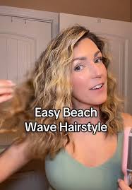 The Tymo Wave Curling Iron gives the most gorgeous beach wave look! #b...