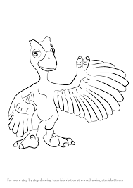 Please wait, the page is loading. Learn How To Draw Minnie Microraptor From Dinosaur Train Dinosaur Train Step By Step Drawing Tutorials