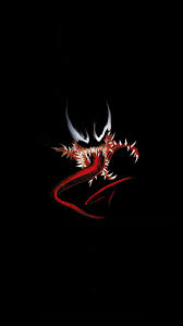 Minimal Red Tongue Villain Dark Venom Art 1080x1920 Wallpaper Venom Art Venom Superhero Wallpaper