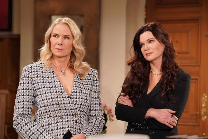 Heather Tom Says It's 'Weird' Playing Mom of Ex-Soap Brother's Real-Life  Son (Exclusive)