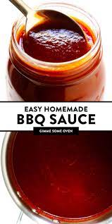 Homemade Bbq Sauce Recipe Gimme Some Oven Recipe Homemade Bbq Sauce Recipe Bbq Sauce Homemade Bbq Sauce Homemade Easy