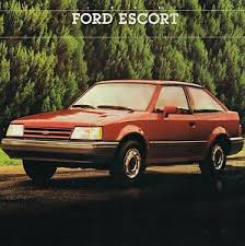 Details About 1988 1 2 Ford Escort Exp Brochure Catalog W Color Chart Pony Lx Gt 1988 5