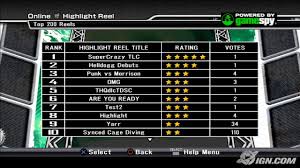 The cheats apply for xbox 360, ps3 and ps2. Create A Finisher Highlight Reel Wwe Smackdown Vs Raw 2009 Info Features