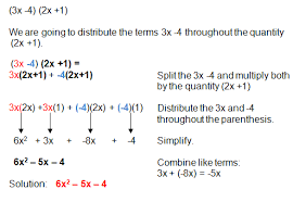 The foil method is used to multiply binomials. Foil Method