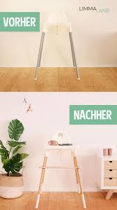 Mehr Style Und Komfort Fur Den Ikea Hochstuhl Video In 2020 Baby Diy Hochstuhl Ikea Diy