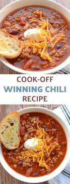 Award Winning Chili Recipe Is Packed With Warm And Comforting Flavors This Homemade Chil Best Chili Recipe Slow Cooker Chili Recipe Award Winning Chili Recipe
