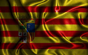 * when the flag of spain were of regular proportions (length equal to 3/2 of width), the coat's it is one of the most important flags in the history of spain. Download Wallpapers Aragon Flag 4k Silk Wavy Flags Communities Of Spain Flag Of Aragon Fabric Flags 3d Art Spanish Communities Aragon Spain Aragon 3d Flag For Desktop Free Pictures For Desktop Free