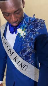 Crystal Bedazzled Men Prom Suit