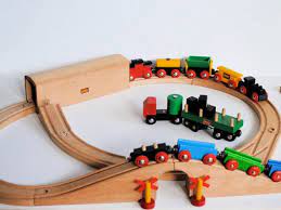 Vintage Brio Trains And Tracks Wooden Train Toys 1980s Made In Sweden Bridge Station Tunnel Engine Caboose Freight Cars Brio Train Toy Train Wooden Train