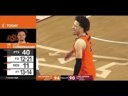 His father stood back, helpless. Cade Cunningham Drops A Career High 40 In Ot Win Vs Oklahoma Youtube