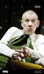 Ian McKellen (Edgar) in THE DANCE OF DEATH by August Strindberg at the  Lyric Theatre, London W1 04/03/2003 in a new adaptation by Richard  Greenberg design: Robert Jones lighting: Jon Driscoll director: