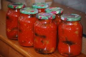 салат из огурцов в томате на зиму обалденный рецепт Baklazhany I Perec V Tomatnom Souse Na Zimu Recept S Foto Kak Prigotovit Baklazhany Salat S Baklazhanami Recepty