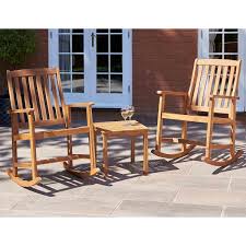 Verified country casual teak discount codes and promo codes 2021: Greenhurst Kingswood Rocking Chair Set Natural Robert Dyas