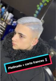 Platinado + corte frances 💈 #viralvideo #teamwork #fypシ゚viral #barberlife  #tintes #platinado #rayos #mechas #visualization #cortedepelo #vigo  @barberos_del_mundo_pe @baberos del perú #blanco #barber ...