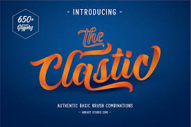 Macromedia fontographer 4.1 studio script icg full font name: The Clastic 132506 Script Font Bundles