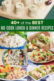 44 No Cook Meals Fast And Easy Recipes No Cooking Required Cupcakes Kale Chips Meals Fast Easy Meals Easy Meals