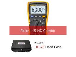 Fluke 115 Hd True Rms Multimeter With Hard Case