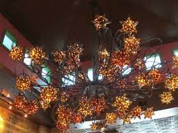 Popular the star ceiling fixture of good quality and at affordable prices you can buy on aliexpress. Mexican Tin Star Chandelier If I Could Have This I Would Die Happy Mexican Star Lights Mexican Decor Mexican Restaurant Decor