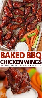 Bbq Chicken Wings Dinner Then Dessert Bbq Chicken Wings Recipe Bbq Chicken Wings Baked Bbq Chicken