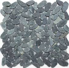 Weitere ideen zu fliesen, flusskiesel, böden fliesen. Mosaik Netzwerk Mosaik Fliese Flusskiesel Steinkiesel Kiesel Geschnitten Schwarz 5 7 30 In24