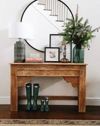 Living Room Table Behind Couch Decor Home Decor Entry Table
