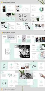 Stones -Modern & Clean Google Slides | Presentation Slides Templates,  Google Slides Template, Presentation Templates