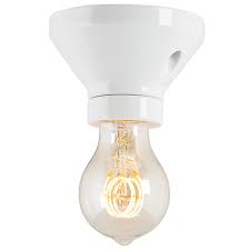 Lamp Holder 100 Mm Straight Socket In White Porcelain Lamp Holder Lamp Porcelain Lamp Light candlestick, candle candle holder material free to pull png.