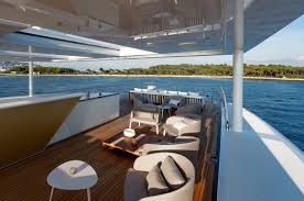 Greek tradition of decorating boats. Silver Fox Baglietto Yacht Italian Garden Furniture Talenti