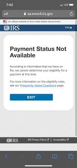 Most likely, the irs was unable to process your 2019 tax return in time to issue your stimulus checks. Stimulus Check Get My Payment Tracker So I Haven T Received My Payment I Went On The Irs Website For Payment Status Entered Required Info And This Is What I Get But My Taxes