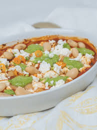 Baked Beans Mit Barlauchpesto Lykke Life Barlauchpesto Abendessen Gebackene Bohnen